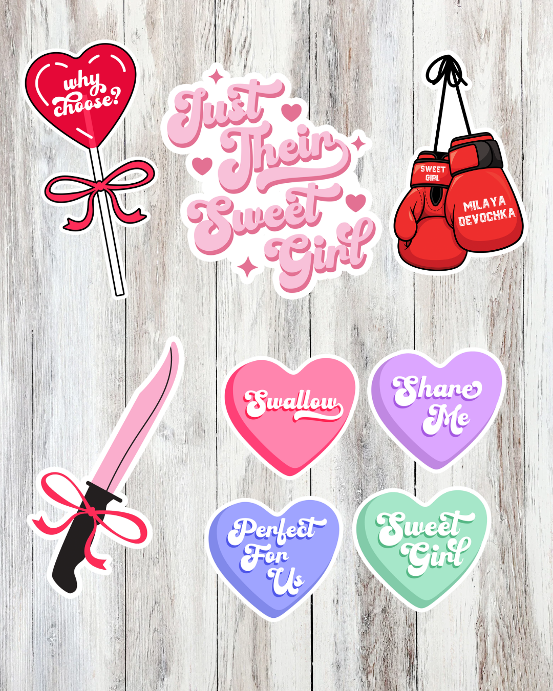 Sweet Girl Limited Edition Sticker Pack