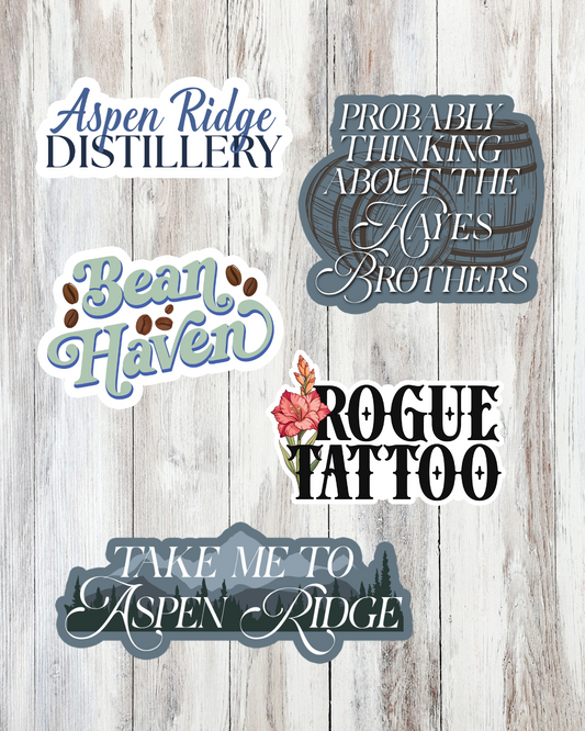 Aspen Ridge Sticker Pack